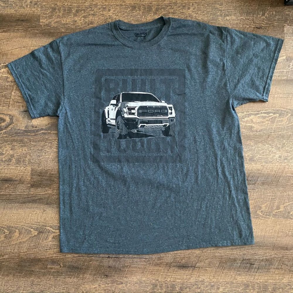 Gildan Dry Blend Dark Grey Cotton T-shirt - Like New - Size XL